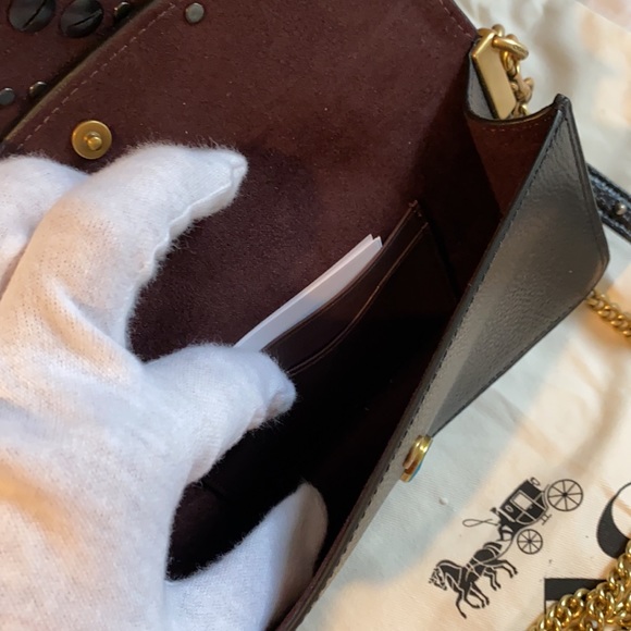 Coach Tabby Wristlet Crossbody Design Starry Night - Picture 8 of 13